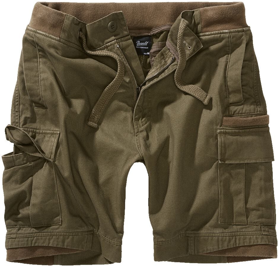 Short  de Brandit - Short Vintage Packham - S à 3XL - pour Homme - olive - Brandit