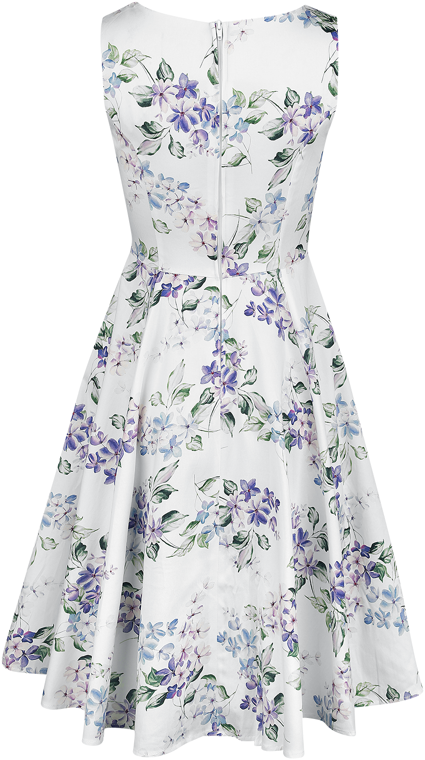 Robe mi-longue Rockabilly de H&R London - Robe Swing Florale Naira - S à M - pour Femme - multicolore - H&R London - View 2