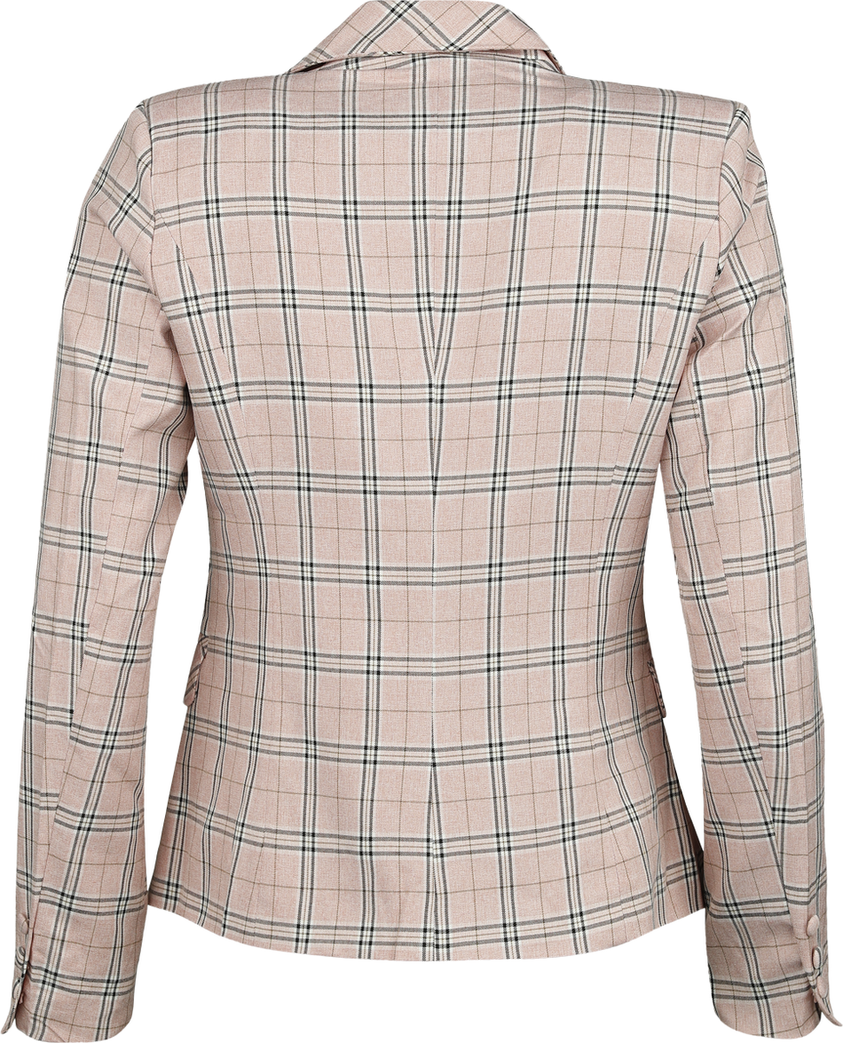 Blazer Rockabilly de H&R London - Blazer Aredhel - XS à M - pour Femme - rose clair - H&R London - View 2