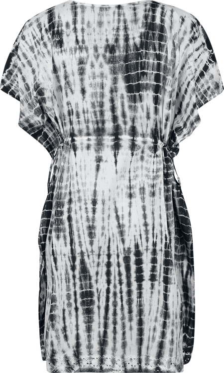 Robe courte  de RED by EMP - Caftan Style Batik Dress - S - pour Femme - noir/blanc - RED by EMP - View 2