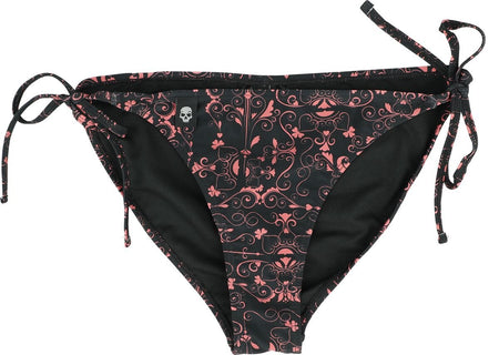 Bas de bikini  de RED by EMP - Bas de Bikini Impirmé Intégral - S à XXL - pour Femme - noir - RED by EMP