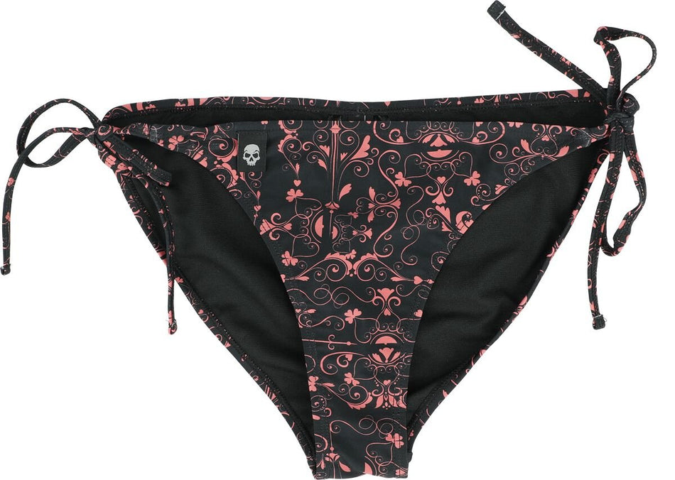 Bas de bikini  de RED by EMP - Bas de Bikini Impirmé Intégral - S à XXL - pour Femme - noir - RED by EMP