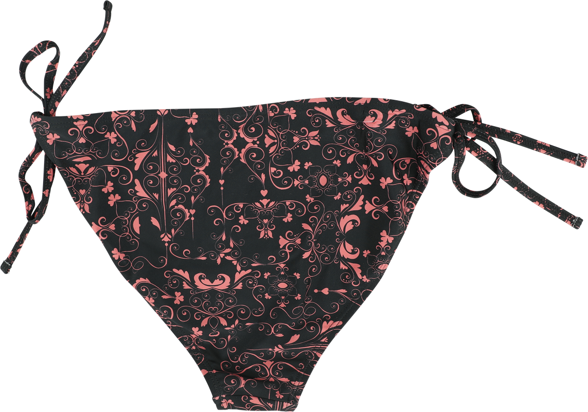 Bas de bikini  de RED by EMP - Bas de Bikini Impirmé Intégral - S à XXL - pour Femme - noir - RED by EMP - View 2