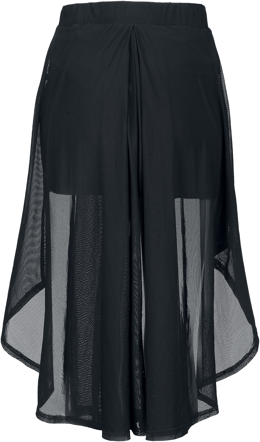 Jupe courte Gothic de Gothicana by EMP - Jupe avec détails transparent - S à XXL - pour Femme - noir - Gothicana by EMP - View 2