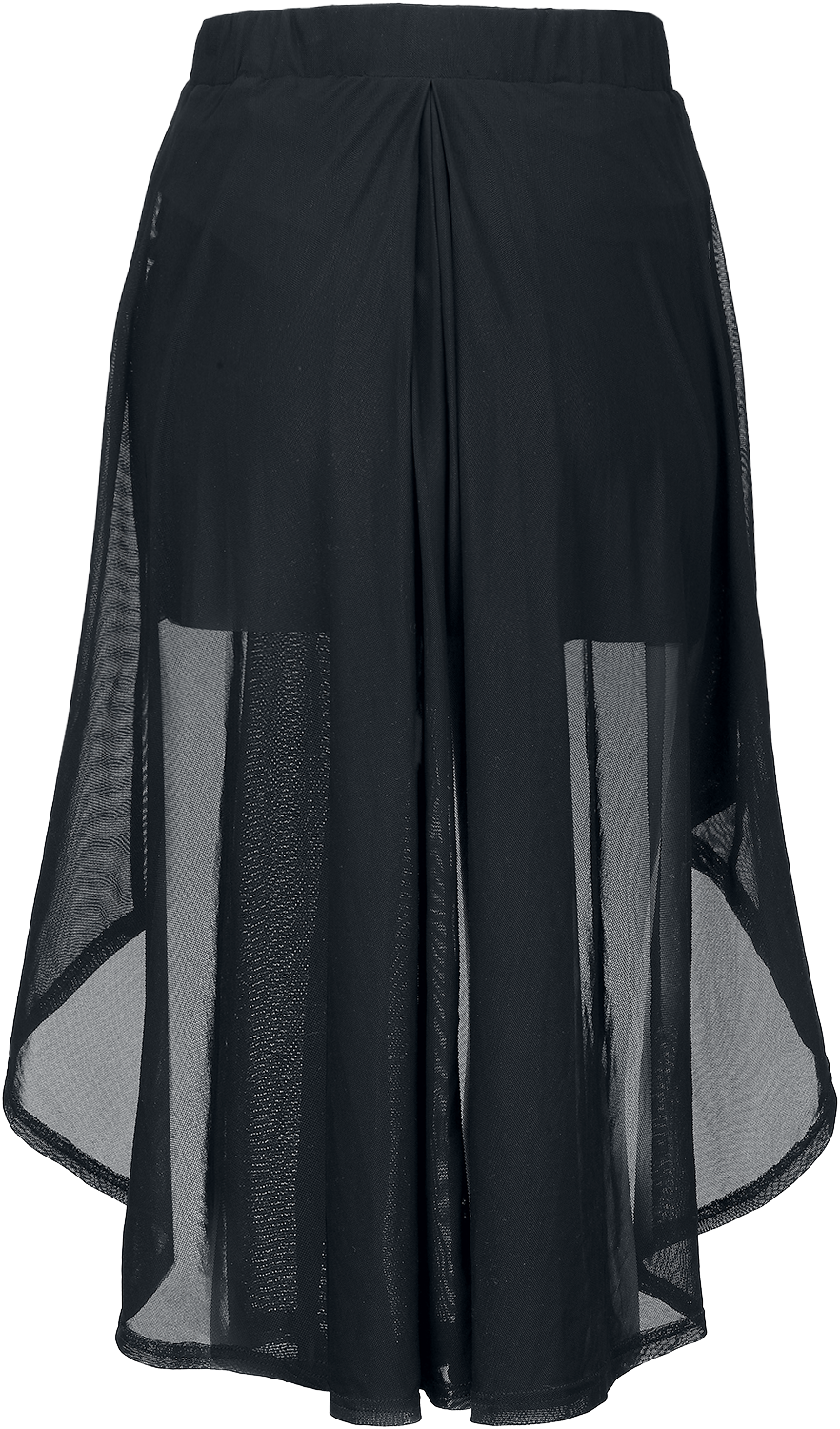 Jupe courte Gothic de Gothicana by EMP - Jupe avec détails transparent - S à XXL - pour Femme - noir - Gothicana by EMP - View 2