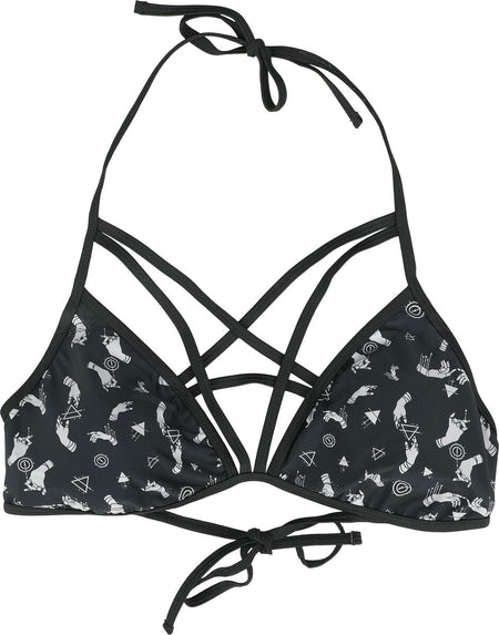 Haut de bikini Gothic de Gothicana by EMP - Haut de Bikini Pentagramme - M à XXL - pour Femme - noir - Gothicana by EMP