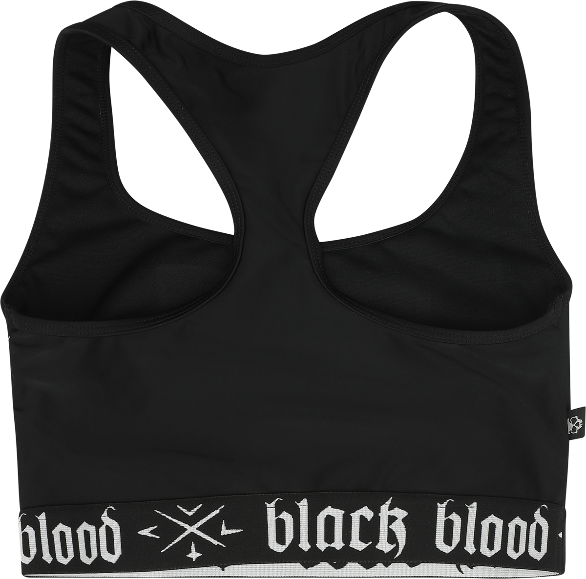 Haut de bikini Gothic de Black Blood by Gothicana - Haut de Bikini avec Pentagramme - S à XXL - pour Femme - noir - Black Blood by Gothicana - View 2