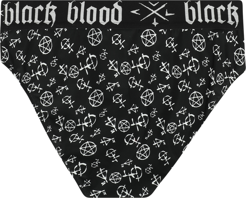 Bas de bikini Gothic de Gothicana by EMP - Bas de Bikini avec Pentagramme - M à XL - pour Femme - noir - Gothicana by EMP - View 2