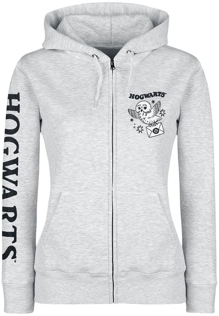Sweat-shirt zippé à capuche  de Harry Potter - Waiting For My Hogwarts Letter - S à XXL - pour Femme - gris - Harry Potter