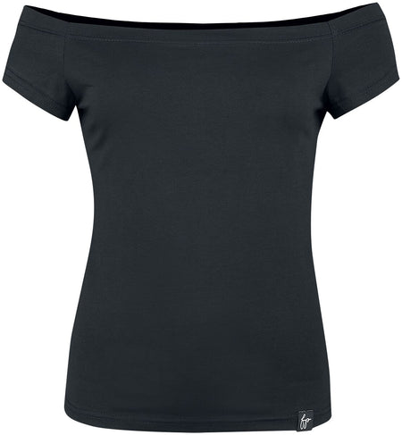 T-Shirt Manches courtes  de Forplay - Fran - S à XXL - pour Femme - noir - Forplay