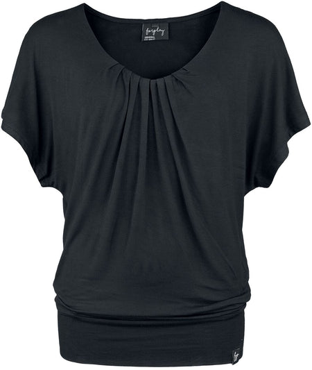 T-Shirt Manches courtes  de Forplay - Beth - S à XXL - pour Femme - noir - Forplay