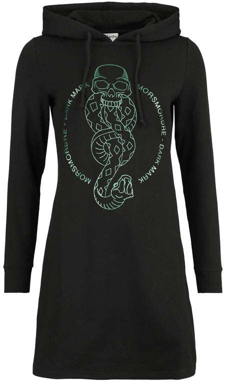 Robe mi-longue  de Harry Potter - Marque Des Ténèbres - S - pour Femme - noir - Harry Potter