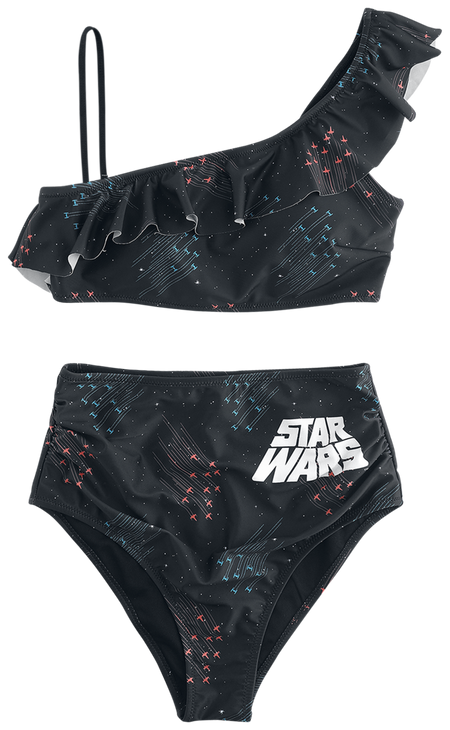 Bikini Disney de Star Wars - Space Advert - S - pour Femme - multicolore - Star Wars - View 2