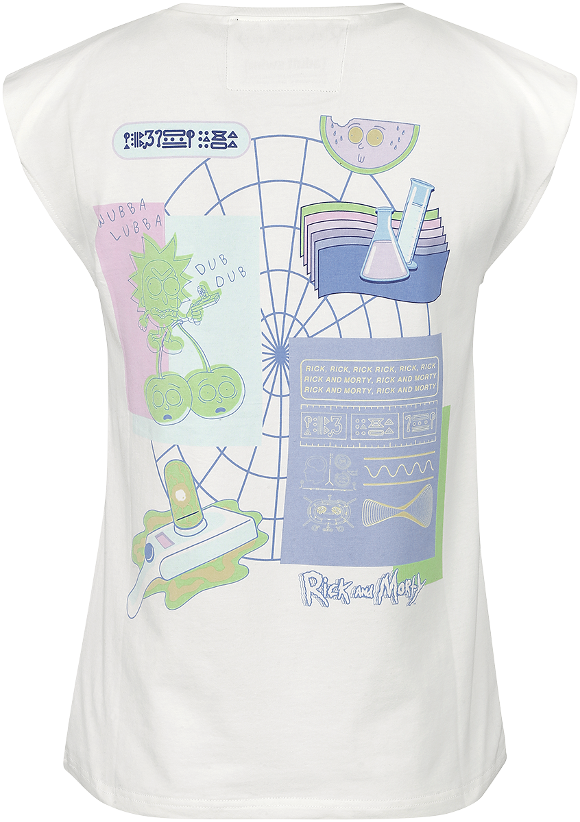 Top  de Rick & Morty - S à XXL - pour Femme - crème - Rick & Morty - View 2