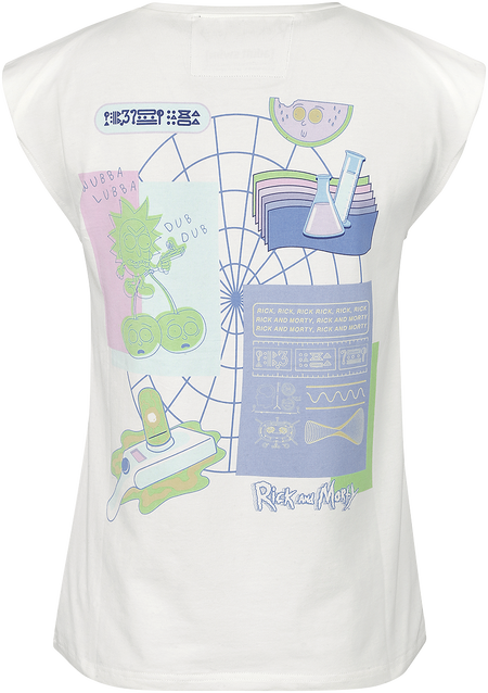 Top  de Rick & Morty - S à XXL - pour Femme - crème - Rick & Morty - View 2