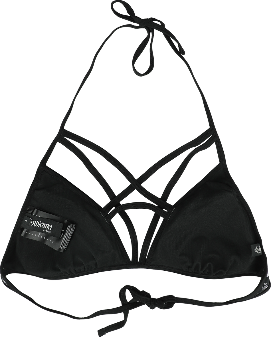 Haut de bikini Gothic de Gothicana by EMP - Gothicana X Anne Stokes - Bikini Top - M à XXL - pour Femme - noir - Gothicana by EMP - View 2