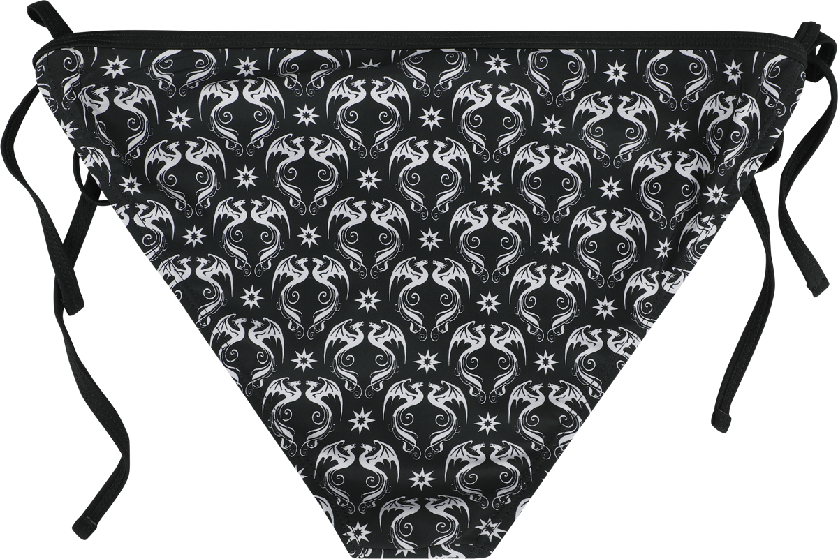 Bas de bikini Gothic de Gothicana by EMP - Gothicana x Anne Stokes - Bas de Bikini - S à XXL - pour Femme - noir - Gothicana by EMP - View 2
