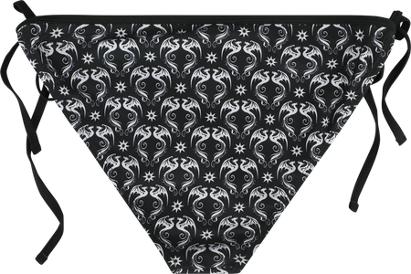 Bas de bikini Gothic de Gothicana by EMP - Gothicana x Anne Stokes - Bas de Bikini - S à XXL - pour Femme - noir - Gothicana by EMP - View 2