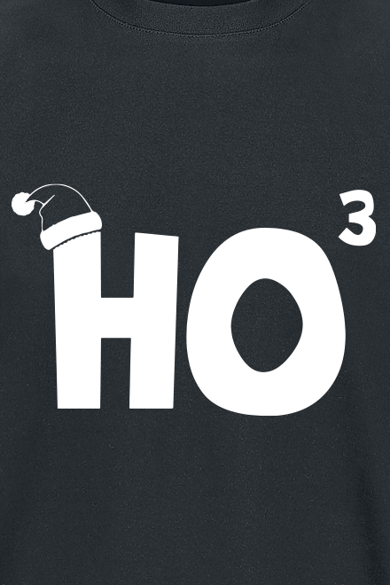 T-Shirt Manches courtes Fun de Slogans - Ho Ho Ho - S à 4XL - pour Homme - noir - Slogans - View 2