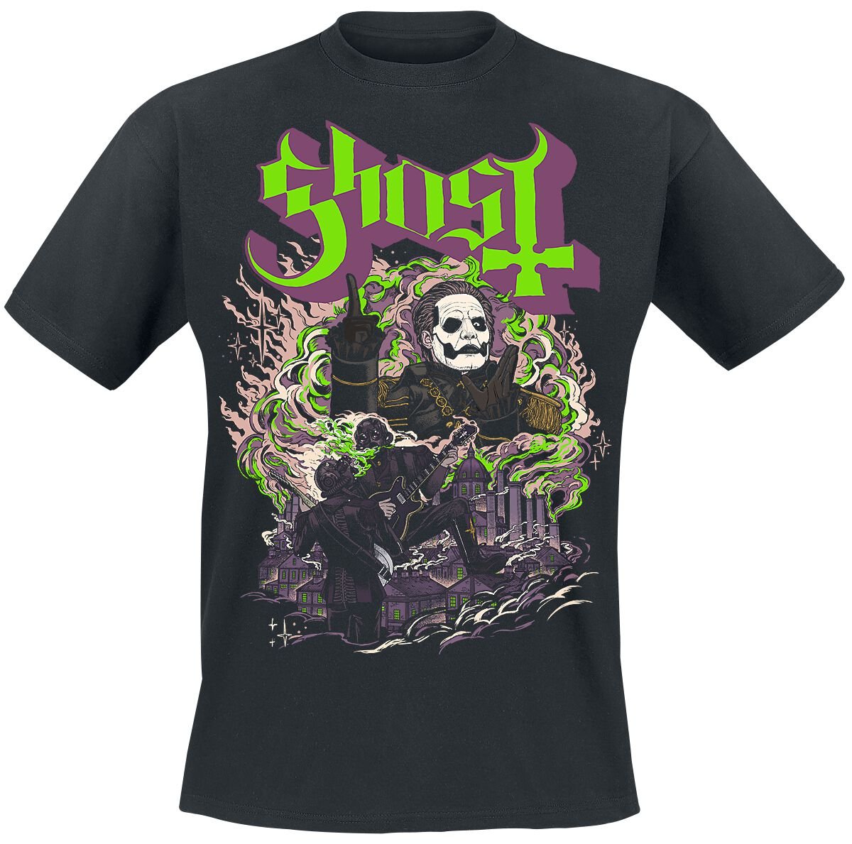 T-Shirt Manches courtes  de Ghost - FOG - YK - S à 4XL - pour Homme - noir - Ghost