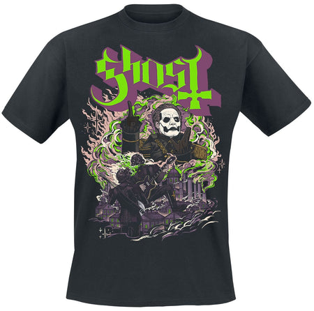 T-Shirt Manches courtes  de Ghost - FOG - YK - S à 4XL - pour Homme - noir - Ghost