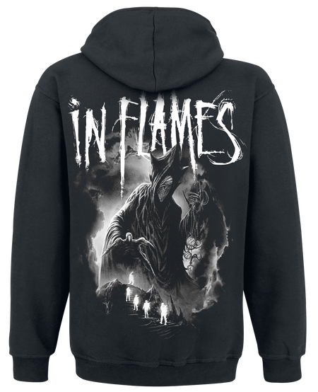 Sweat-shirt zippé à capuche  de In Flames - Forgone Cover - S à XXL - pour Homme - noir - In Flames - View 2