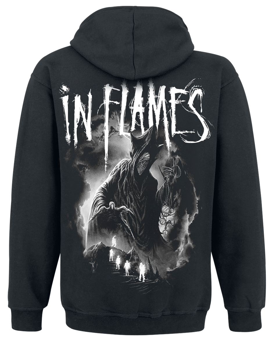 Sweat-shirt zippé à capuche  de In Flames - Forgone Cover - S à XXL - pour Homme - noir - In Flames - View 2