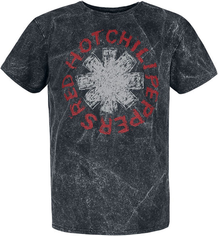 T-Shirt Manches courtes  de Red Hot Chili Peppers - Scratch Logo - S à 3XL - pour Homme - noir - Red Hot Chili Peppers