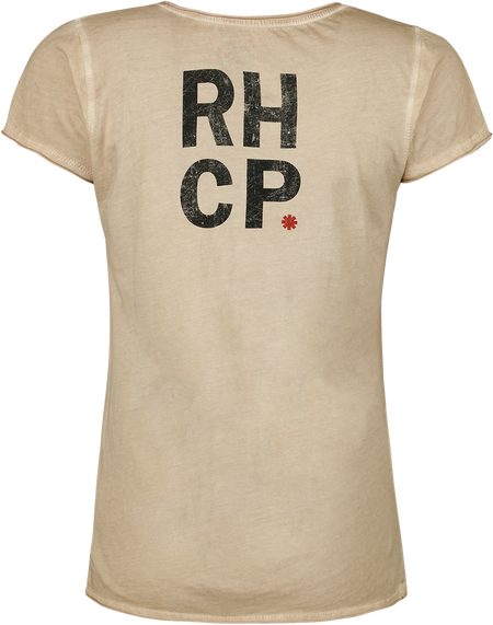T-Shirt Manches courtes  de Red Hot Chili Peppers - Squid - S à XXL - pour Femme - beige - Red Hot Chili Peppers - View 2