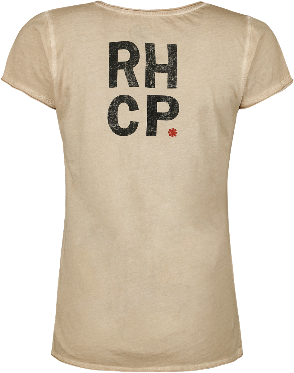 T-Shirt Manches courtes  de Red Hot Chili Peppers - Squid - S à XXL - pour Femme - beige - Red Hot Chili Peppers - View 2
