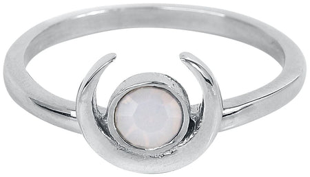 Bague Gothic de etNox - Lune - pour Femme - couleur argent - etNox