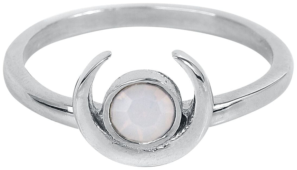 Bague Gothic de etNox - Lune - pour Femme - couleur argent - etNox