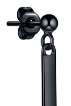 Set de boucles d'oreilles Gothic de etNox - Croix Noire - pour Femme - noir - etNox - View 2