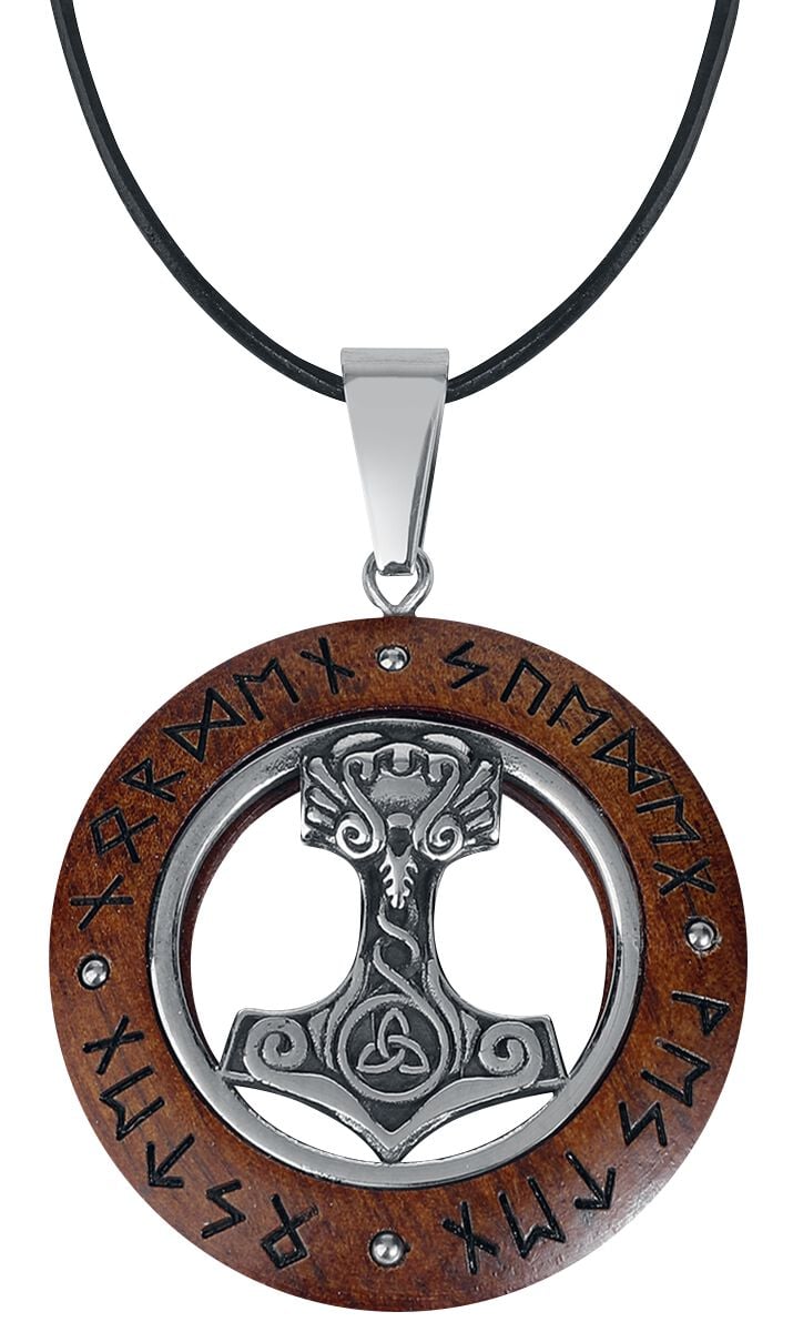 Collier  de etNox - Marteau De Thor - pour Unisexe - couleur argent - etNox