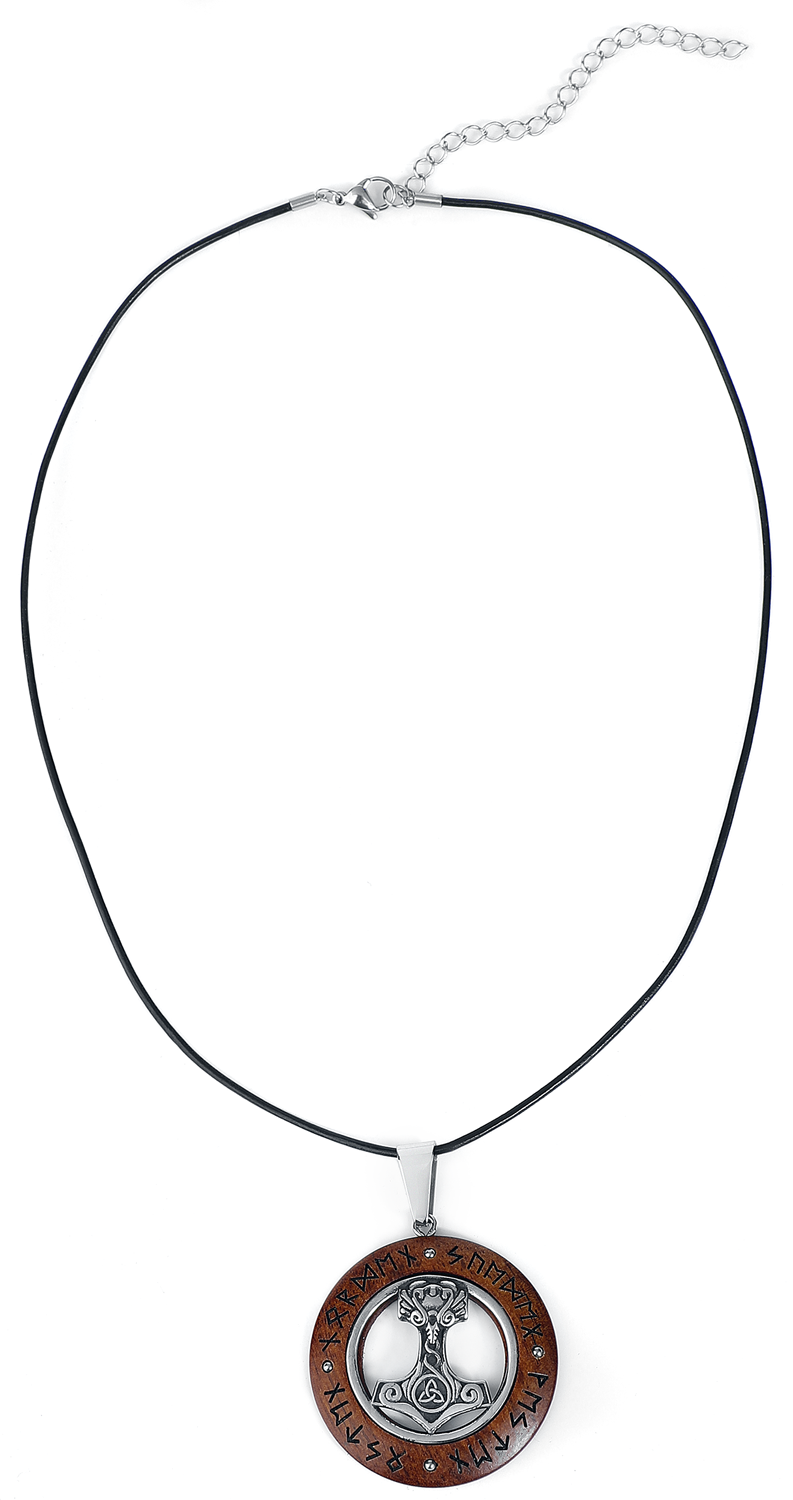 Collier  de etNox - Marteau De Thor - pour Unisexe - couleur argent - etNox - View 2