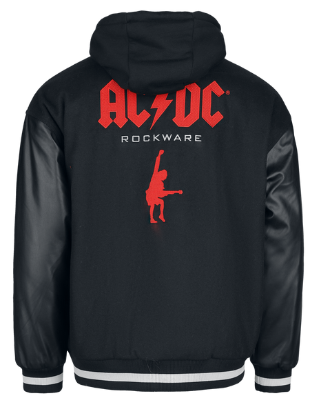 Veste Varsity  de AC/DC - EMP Signature Collection - L à XXL - pour Homme - noir/gris - AC/DC - View 2
