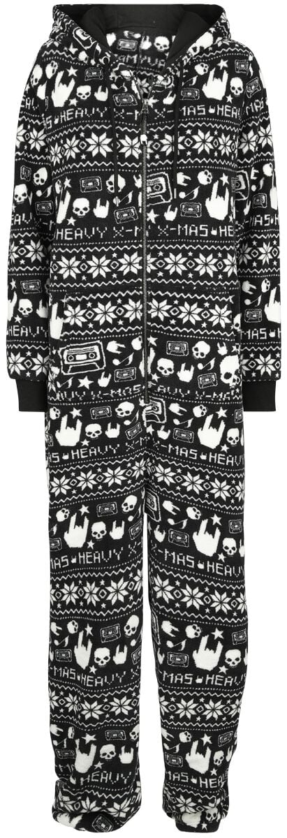 Salopette  de Collection Spéciale EMP - Collection Spéciale EMP XMAS - Onesie - S-M à XXL-3XL - pour Femme - noir - Collection Spéciale EMP