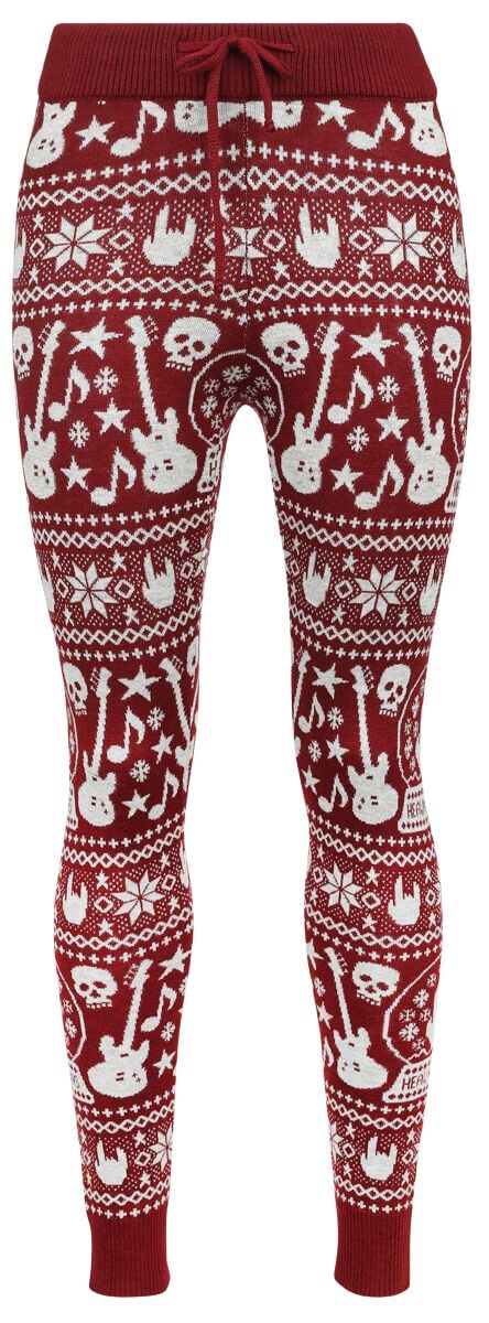 Legging  de Collection Spéciale EMP - Collection Spéciale EMP XMAS - Leggings - S à XXL - pour Femme - rouge - Collection Spéciale EMP