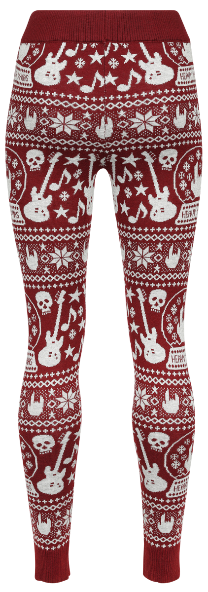 Legging  de Collection Spéciale EMP - Collection Spéciale EMP XMAS - Leggings - S à XXL - pour Femme - rouge - Collection Spéciale EMP - View 2