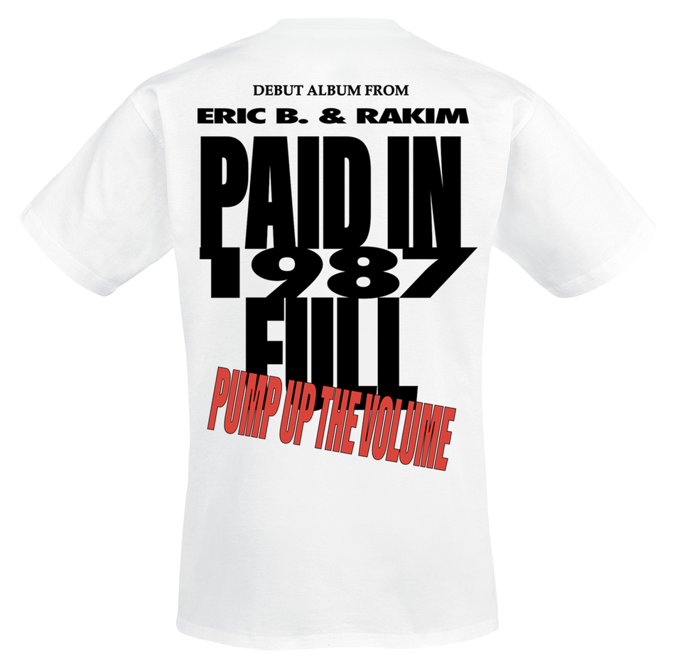 T-Shirt Manches courtes  de Eric B. & Rakim - Paid In Full 87 - S à M - pour Homme - blanc - Eric B. & Rakim - View 2
