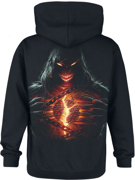 Sweat-shirt zippé à capuche  de Disturbed - Divisive - S à XXL - pour Homme - noir - Disturbed - View 2