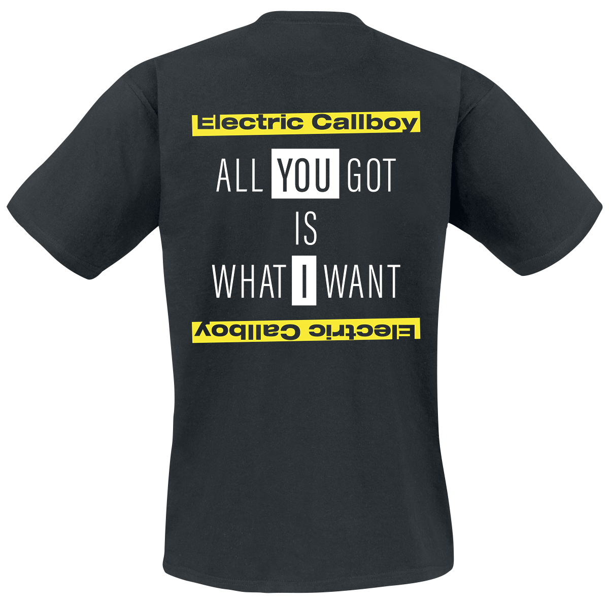 T-Shirt Manches courtes  de Electric Callboy - Tekkno Train - S à 3XL - pour Homme - noir - Electric Callboy - View 2