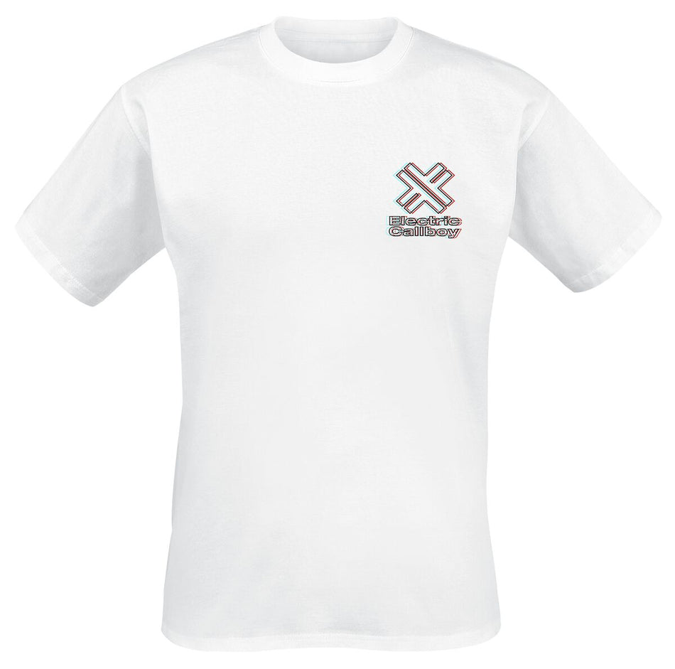 T-Shirt Manches courtes  de Electric Callboy - In Tekkno We Trust - S à 3XL - pour Homme - blanc - Electric Callboy
