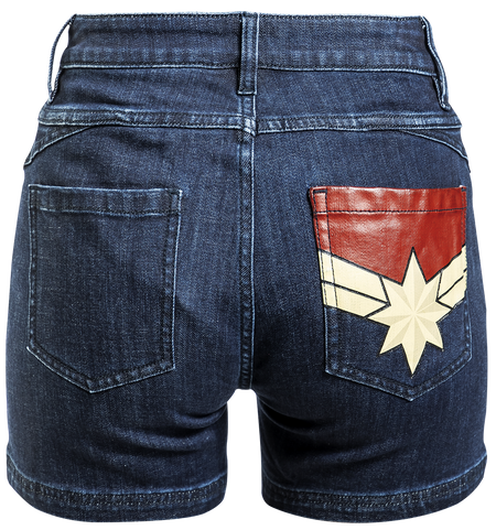 Short Disney de The Marvels - Star - 27 à 30 - pour Femme - jean/bleu - The Marvels - View 2