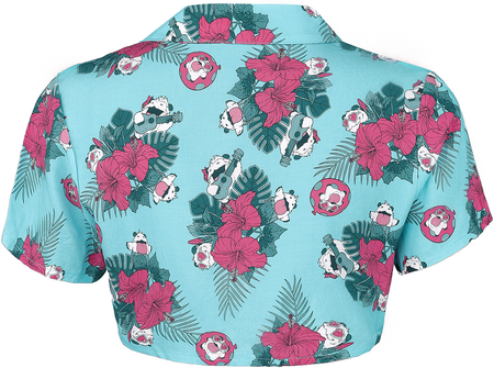 Chemise manches courtes Gaming de League of Legends - Arcane - Porodise - S à XXL - pour Femme - bleu clair - League Of Legends - View 2