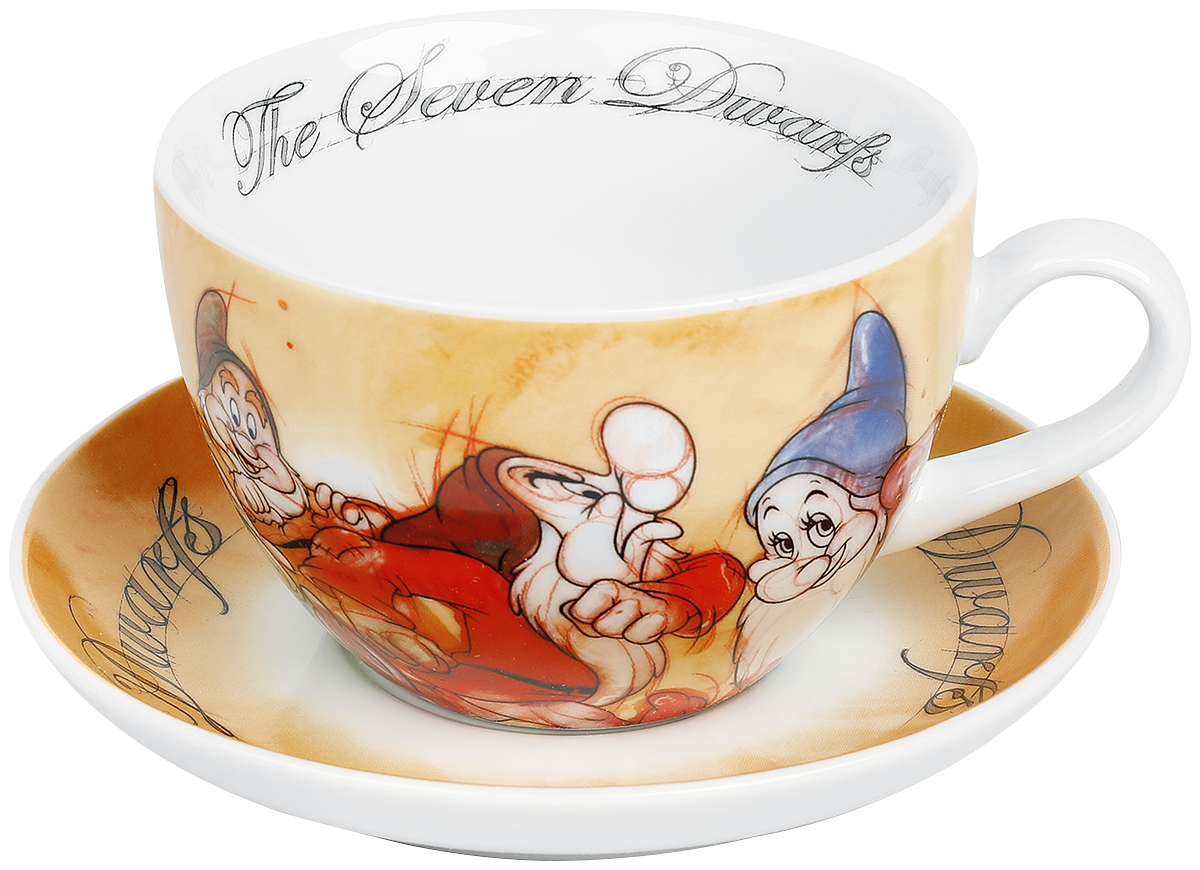 Mug Disney de Blanche-Neige Et les Sept Nains - Les Sept Nains - Tasse à Cappucino - pour Unisexe - multicolore - Blanche-Neige Et les Sept Nains - View 2