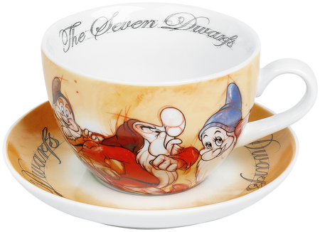 Mug Disney de Blanche-Neige Et les Sept Nains - Les Sept Nains - Tasse à Cappucino - pour Unisexe - multicolore - Blanche-Neige Et les Sept Nains - View 2