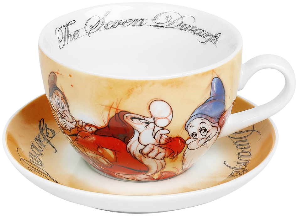 Mug Disney de Blanche-Neige Et les Sept Nains - Les Sept Nains - Tasse à Cappucino - pour Unisexe - multicolore - Blanche-Neige Et les Sept Nains - View 2