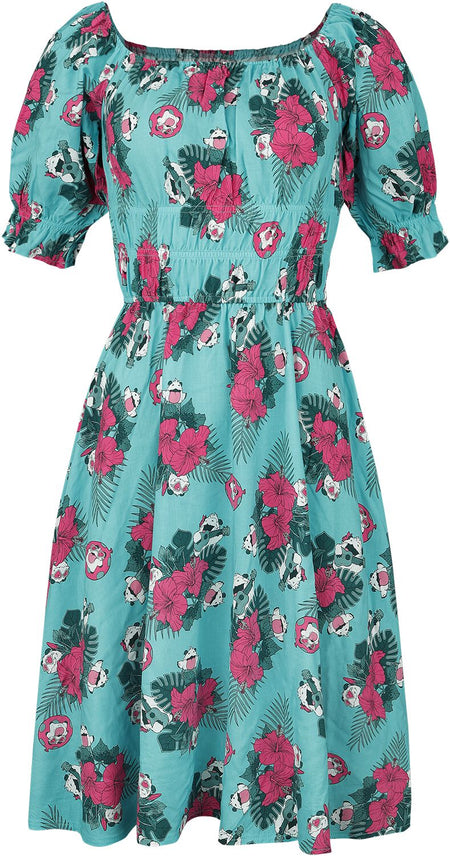 Robe mi-longue Gaming de League of Legends - Arcane - Porodise - L - pour Femme - bleu clair - League Of Legends