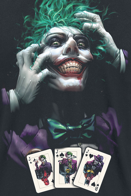T-Shirt Manches courtes  de Batman - The Joker - Cartes - S à M - pour Homme - noir - Batman - View 2